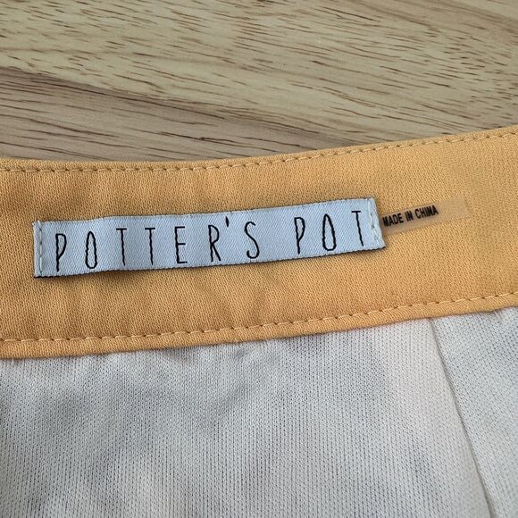 Potter's Pot Creme Crochet Lace Cropped Boxy Top Lace Skirt Boho Large‎ - Picture 11 of 12